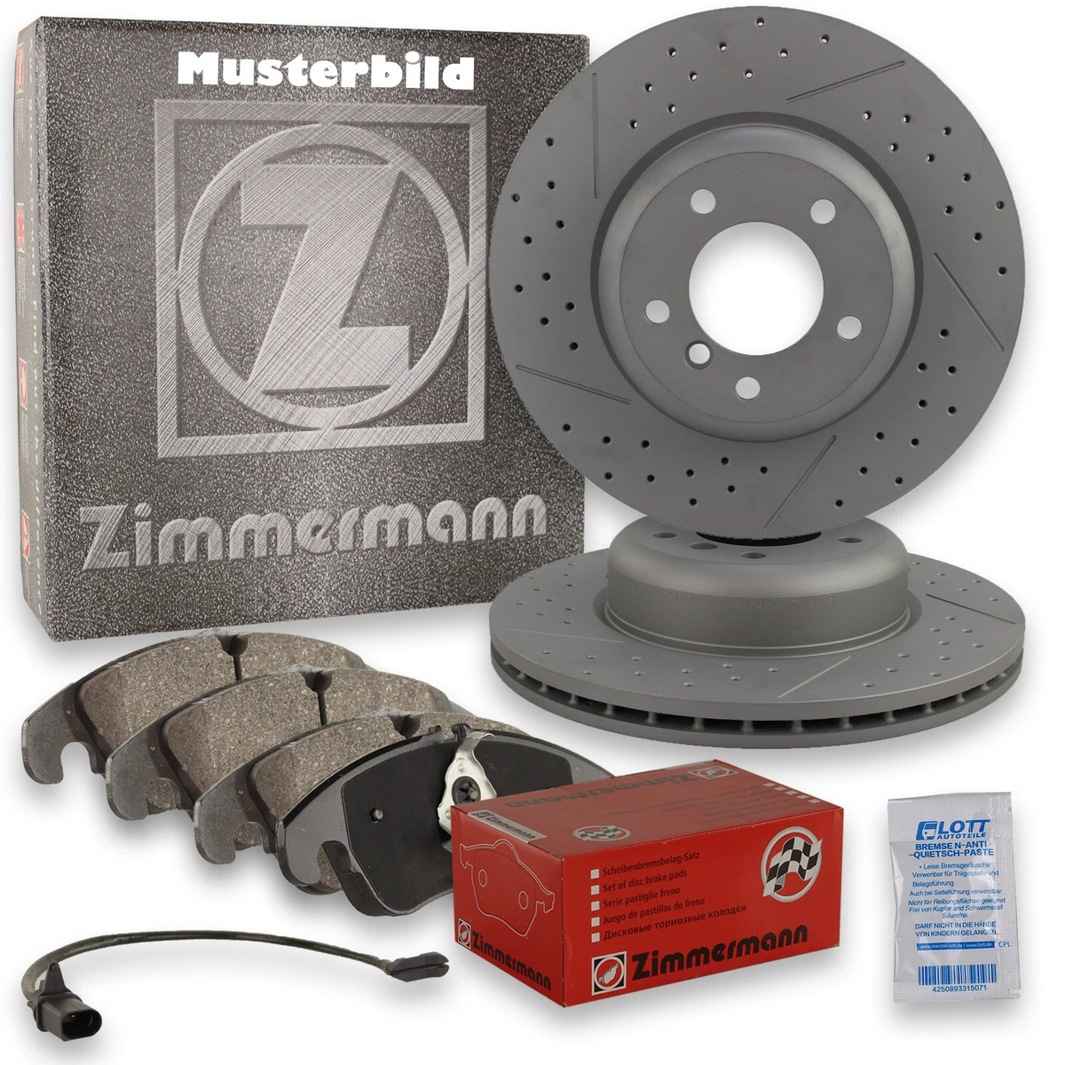 Найкращі гальмівні колодки та диски Zimmermann для Opel Calibra A