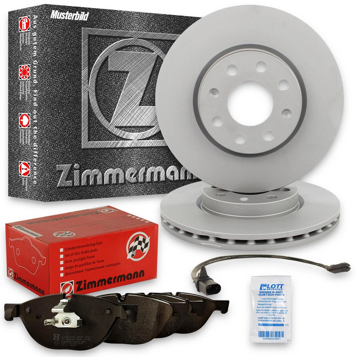 Якісні гальмівні диски та колодки Zimmermann для SUBARU IMPREZA GGG